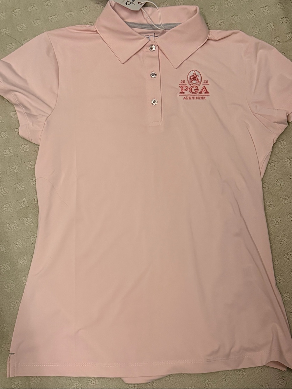 Pink Youth Brighton Polo PGA 2026 NWT XL